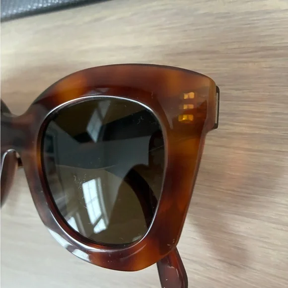 Celine Brown tortoiseshell Marta Sunglasses (CL4005IN) - Picture 4 of 10